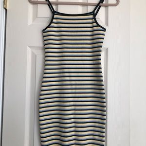 Stripped Bodycon Target Dress
